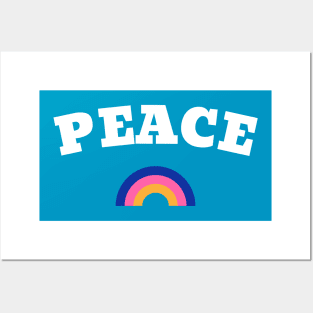 Peace Rainbow Retro Posters and Art